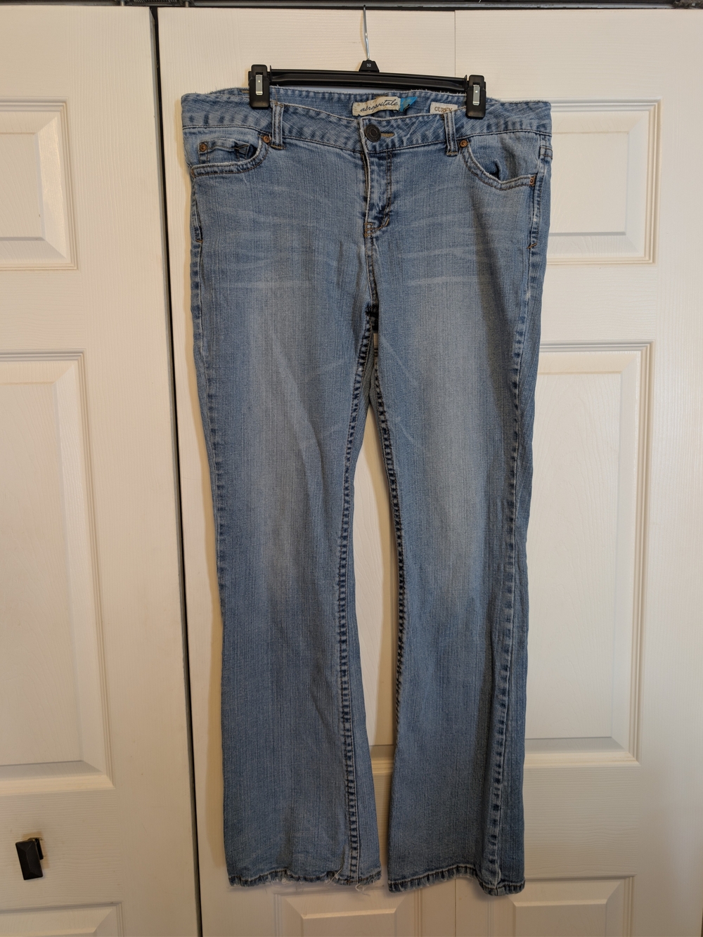Aeropostale Light Wash Flared Jeans